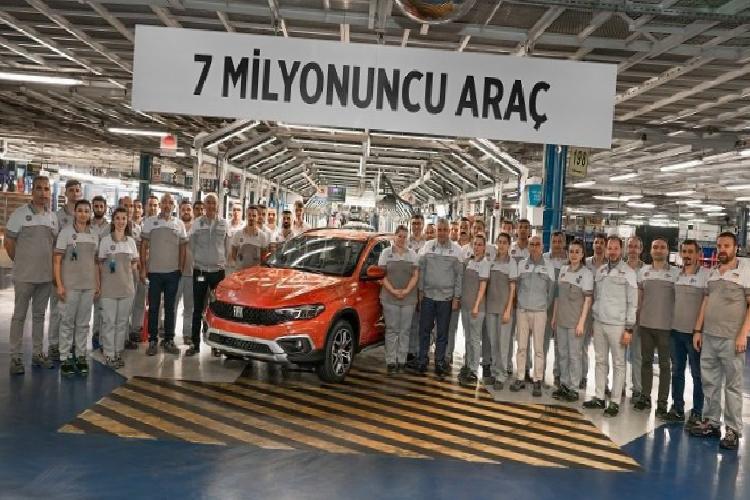 tofaş 7 milyonuncu aracını üretti