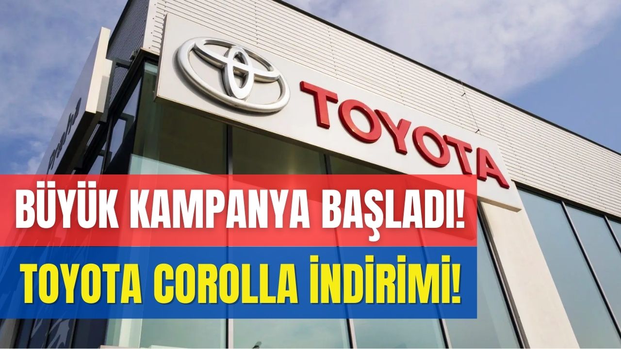 toyota corolla kampanyası araba alacakları mest etti 180000 tl İndirim ve sıfır faizli kredi avantajı