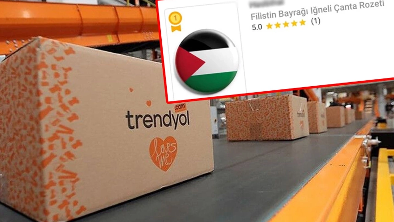 trendyoldan filistin temalı ürünler açıklaması sistemsel hataydı