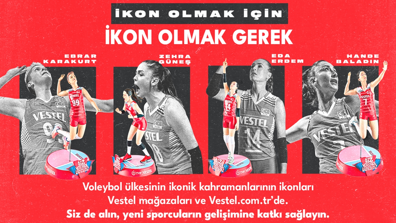 Türkiye Kadın Millî Voleybol Takımı Oyuncularının Figürleri Satışa Sunuldu