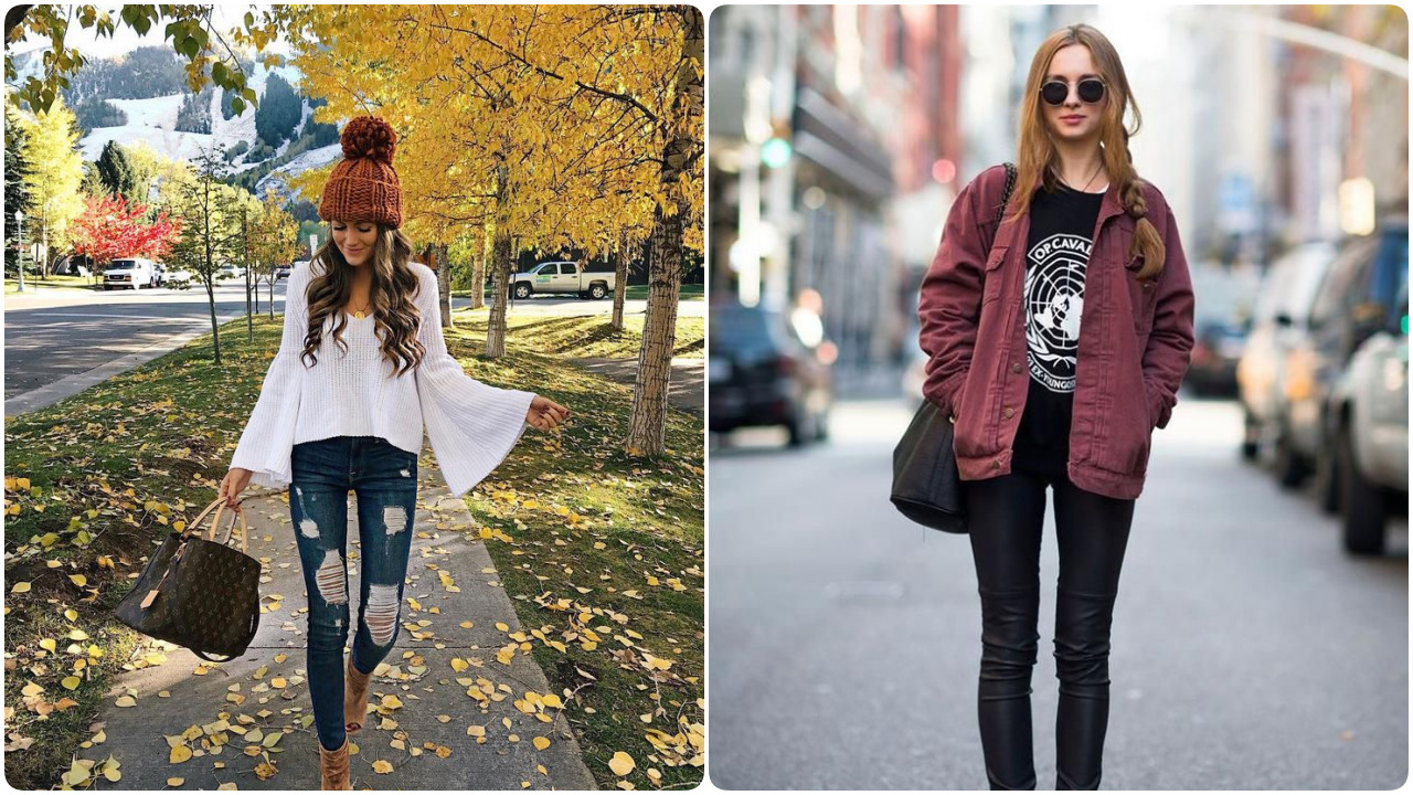 Üniversite Öğrencilerine sonbahar kombinleri kampüste moda İkonlarına taş Çıkartın