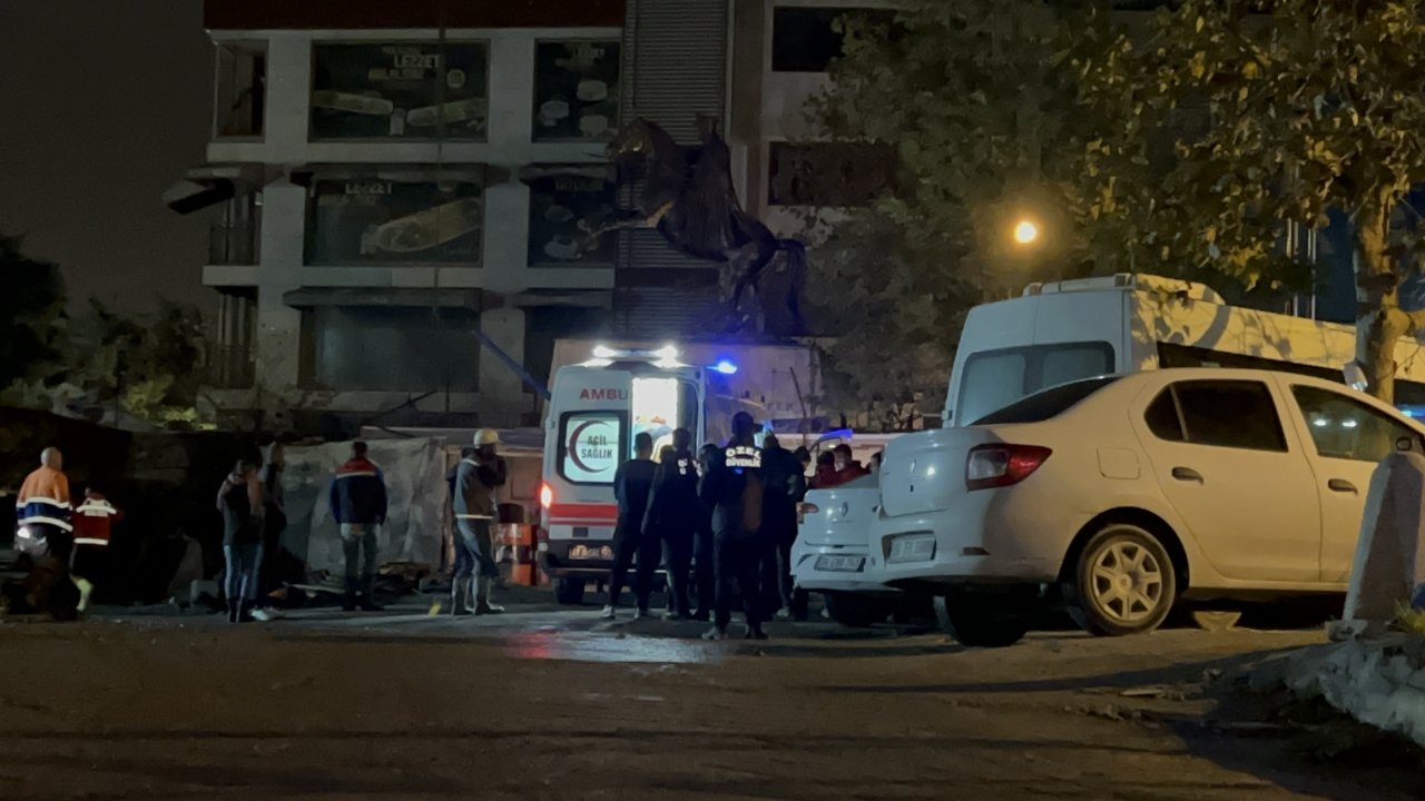 Üzerine demir düşen İşçi yaralandı
