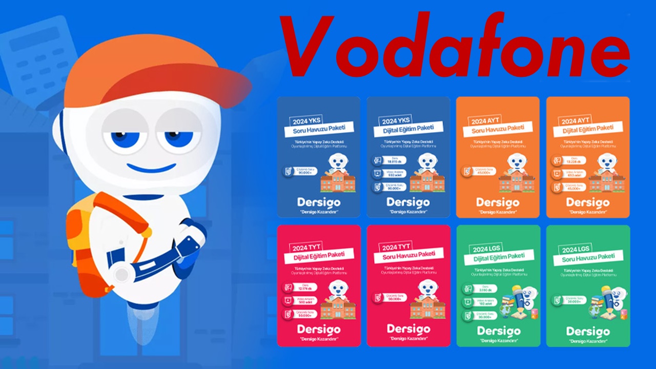 vodafone ve dersigo İş birliğiyle Öğrencilere hızlı ve hesaplı dijital eğitim fırsatı sunuluyor