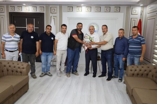 Yahyalı Belediyesi personellerinden Öztürk’e artırım teşekkürü