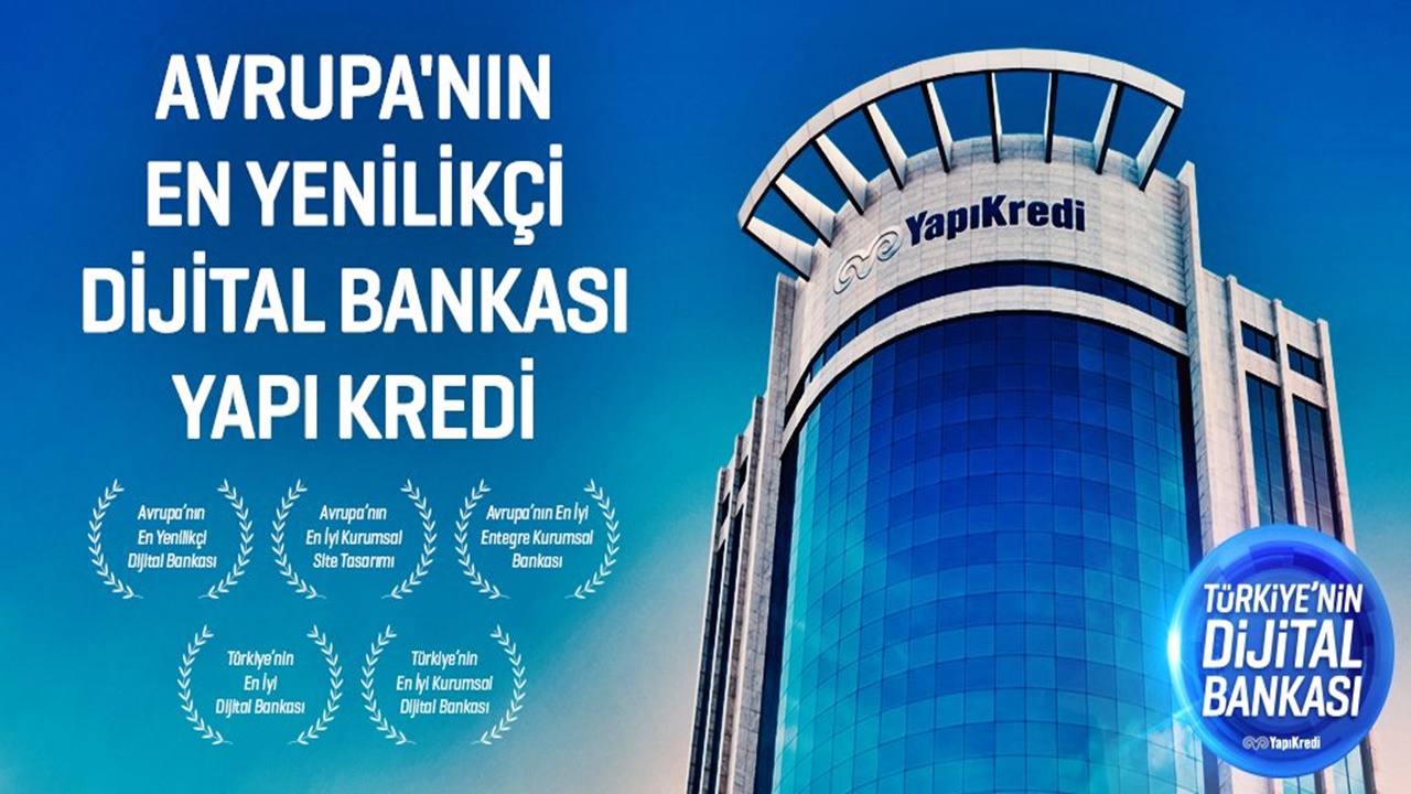 yapı kredi yedinci kez türkiyenin en İyi dijital bankası