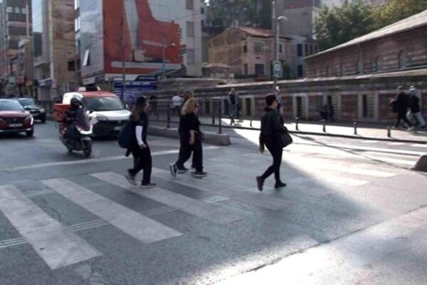 Yaya Geçitleri Dron Desteğiyle Denetlendi