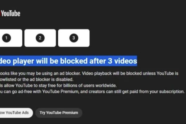 Youtube Reklam Engelleyici Kullananlar İçin Yeni Taktik Geliştirdi