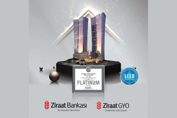 Ziraat Kuleleri Projesi Leed Platinum Sertifikası Almaya Hak Kazandı