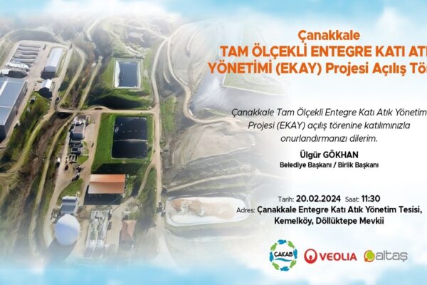 Çanakkale’de Tam Ölçekli Entegre Katı Atık Yönetimi Projesi Hayata Geçirildi
