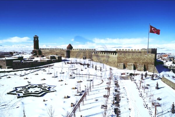 Erzurum Yoğun Kar Yağışının Etkisinde