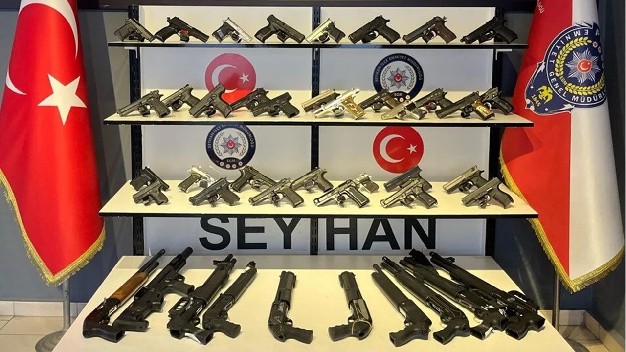 Adana’da 53 Ruhsatsız Silah Ele Geçirildi