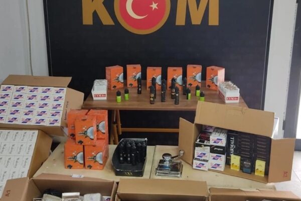 Çanakkale’de 45 Bin 700 Makaron Ele Geçirildi