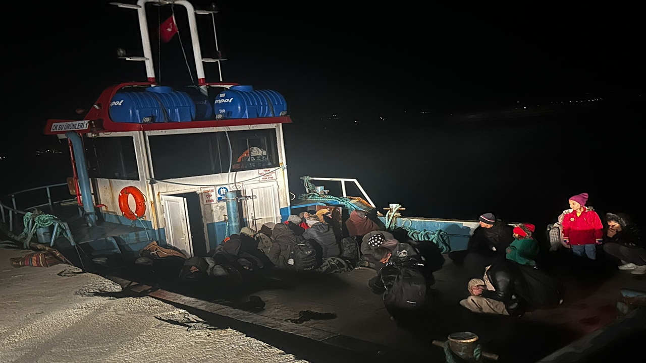 Çanakkalede 84 düzensiz göçmen yakalandı