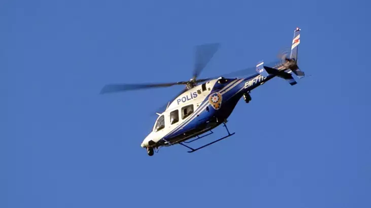 İstanbul’da Helikopter Destekli Huzur uygulaması Yapıldı