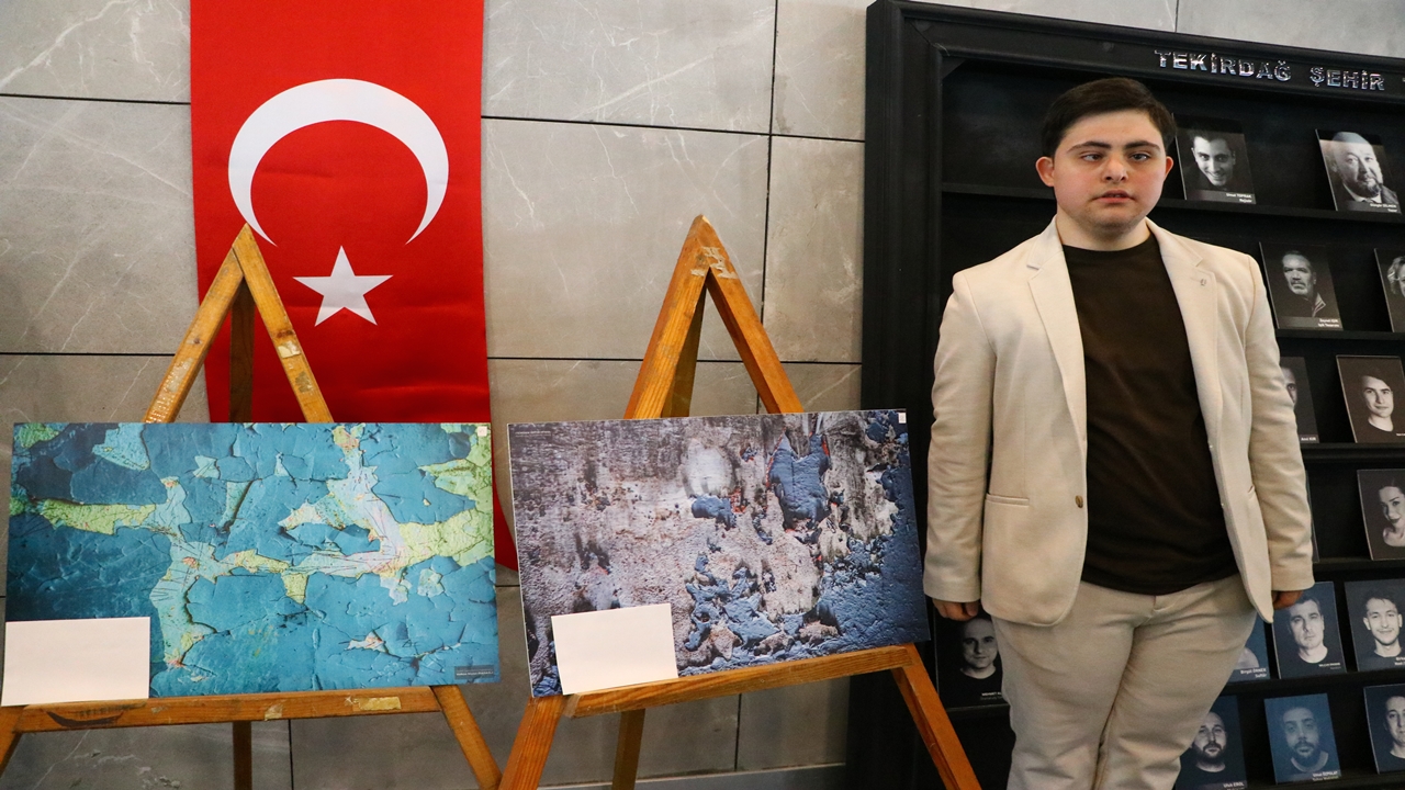 tekirdağda down sendromlu fotoğrafçı dördüncü sergisini açtı