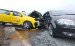 Kırklareli’nde Taksi İle Otomobilin Çarpıştığı Kazada 5 Kişi Yaralandı