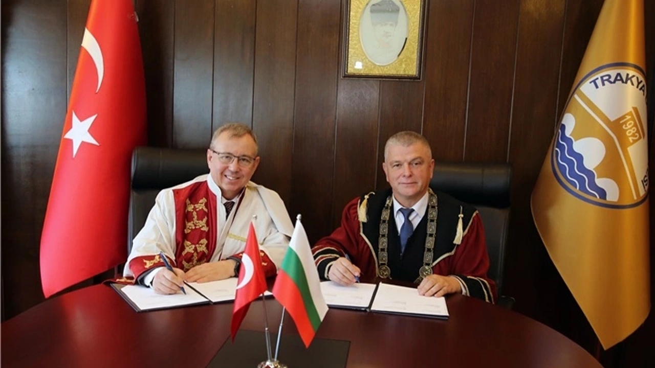 Trakya Üniversitesi ve Prof. Dr. Asen Zlatarov Üniversitesi İş Birliği Anlaşması İmzaladı