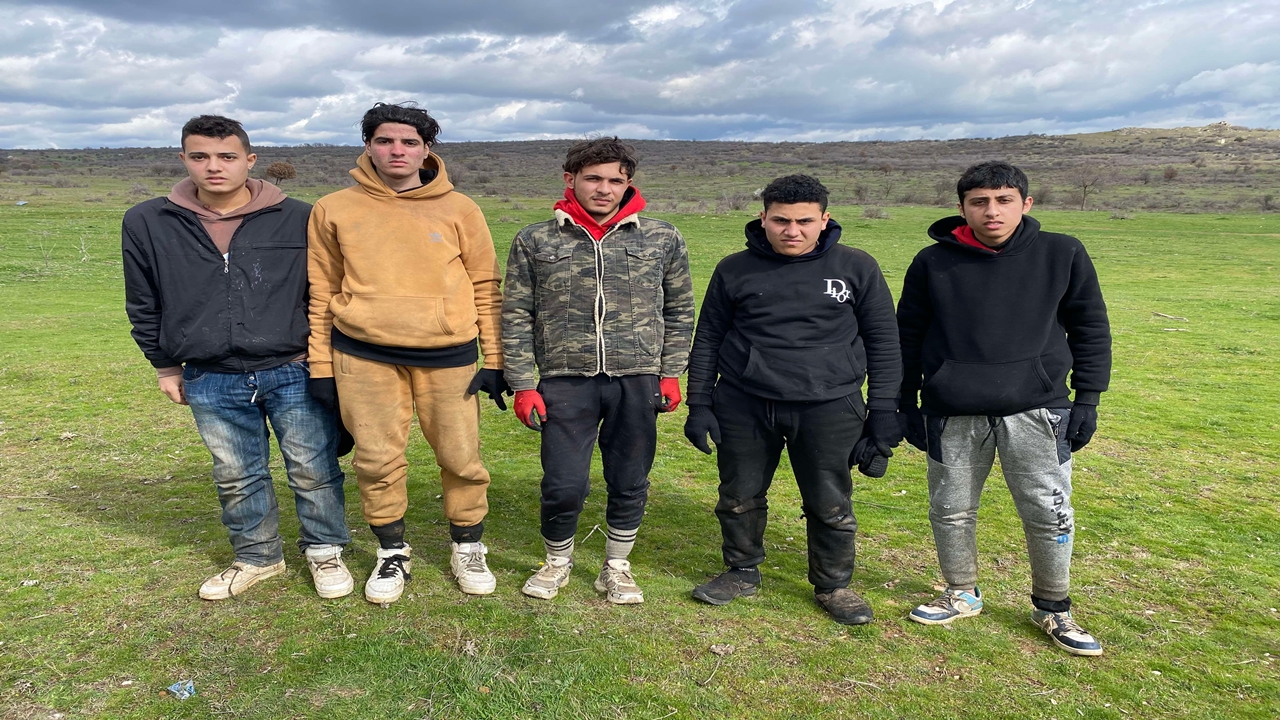 edirnede 5 düzensiz göçmen yakalandı