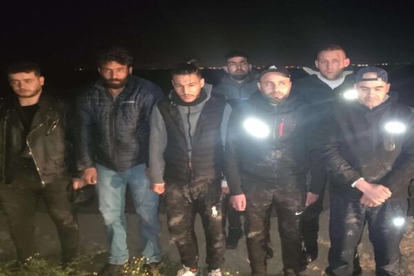 Edirne’de Sınırda 7 Düzensiz Göçmen Yakalandı