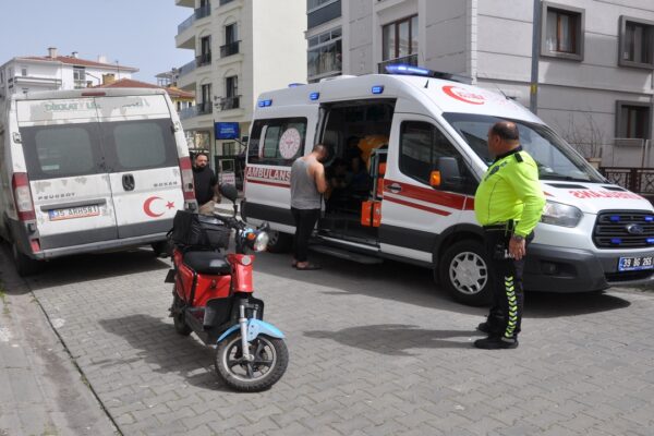 Lüleburgaz’da Elektrikli Motosikletin Çarptığı Çocuk Yaralandı