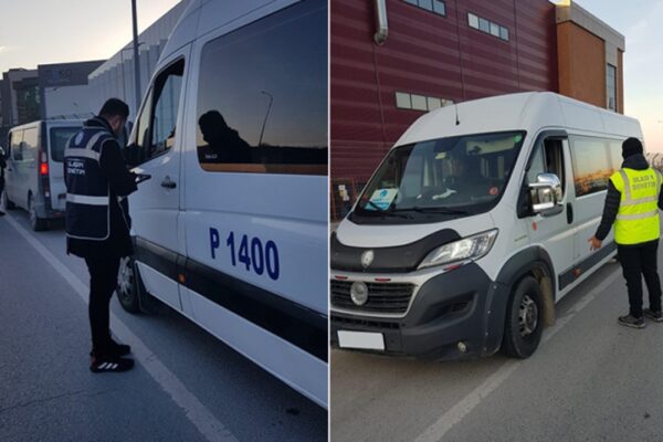 Kocaeli’de Servis Araçları Denetlendi