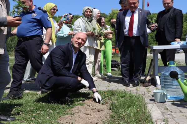 Dünya Tütünsüz Günü Destekleme Amacıyla Ferizli’de Çiçek Dikildi
