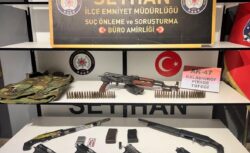 Adana’da Silah ve Uyuşturucu Bulunan Çiftliğe Operasyon