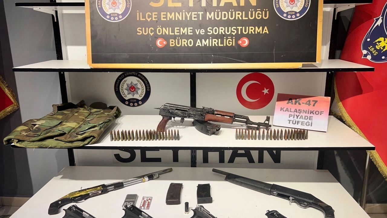 Adana’da Silah ve Uyuşturucu Bulunan Çiftliğe Operasyon