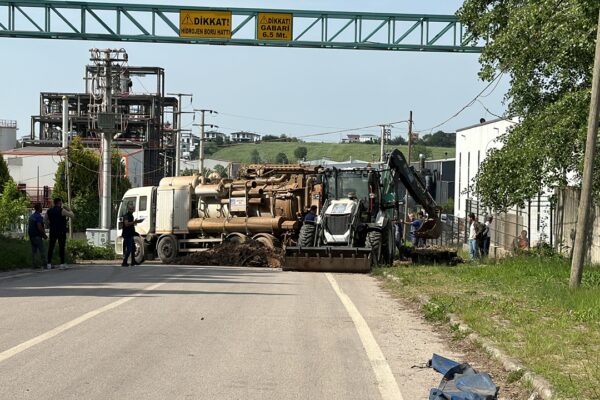 Arslanbey OSB’de Kazı Çalışmaları Sırasında Doğal Gaz Borusu Patladı