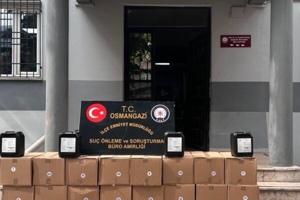 Kaçak Alkol Yapımında Kullanılan 500 Litre Etil Alkol Ele Geçirildi