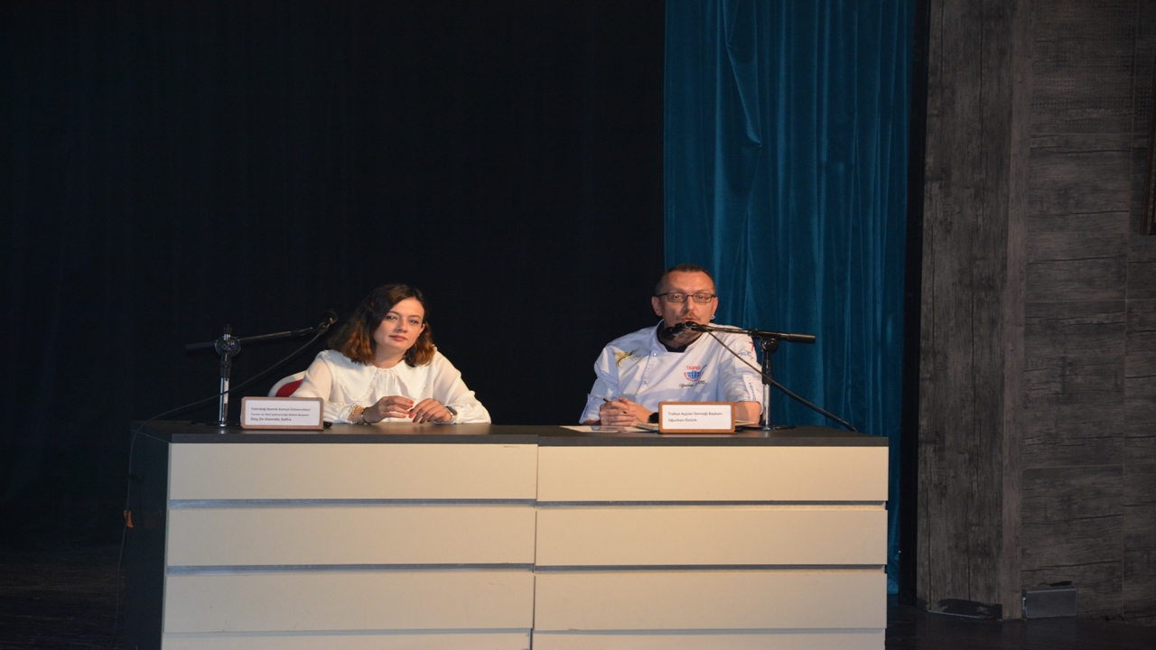 tekirdağda yöresel mutfaklar konferansı düzenlendi
