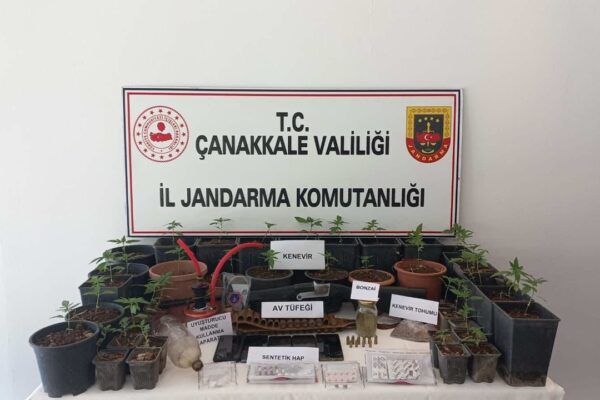 Çanakkale’de Uyuşturucu Operasyonu