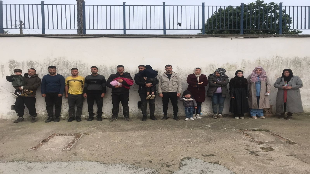 Edirne'de 16 düzensiz göçmen yakalandı