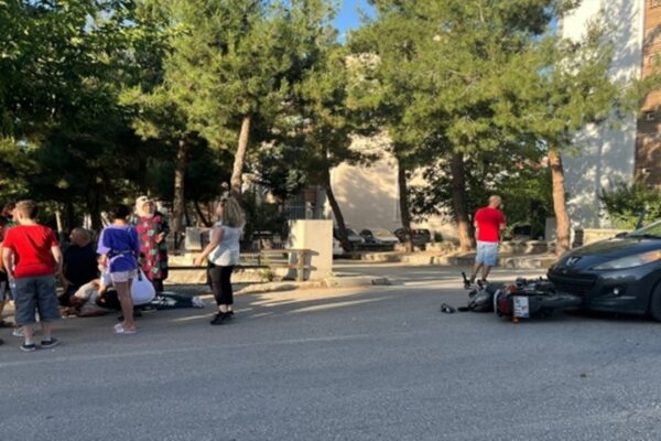 Isparta’da Otomobil İle Motosiklet Çarpıştı