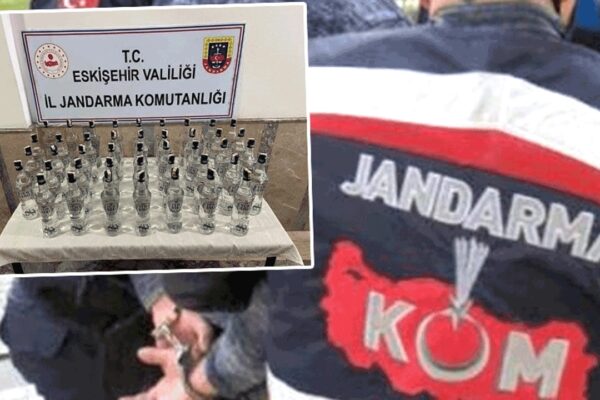 Eskişehir’de Sahte İçki Operasyonu: 1 Kişi Yakalandı