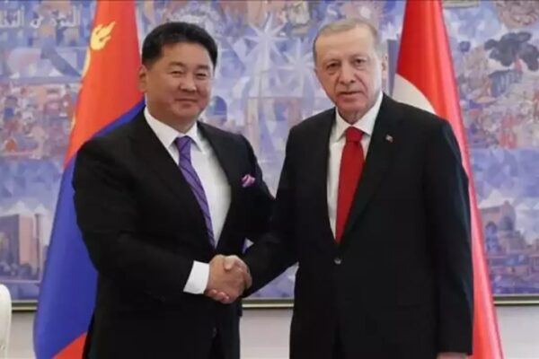 Cumhurbaşkanı Erdoğan, Moğolistan Cumhurbaşkanı Khurelsukh İle Görüşme Gerçekleştirdi