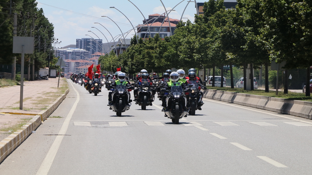 "İnebolu'dan Ankara'ya İstiklal Yolu Sürüşü" Çankırı etabı tamamlandı