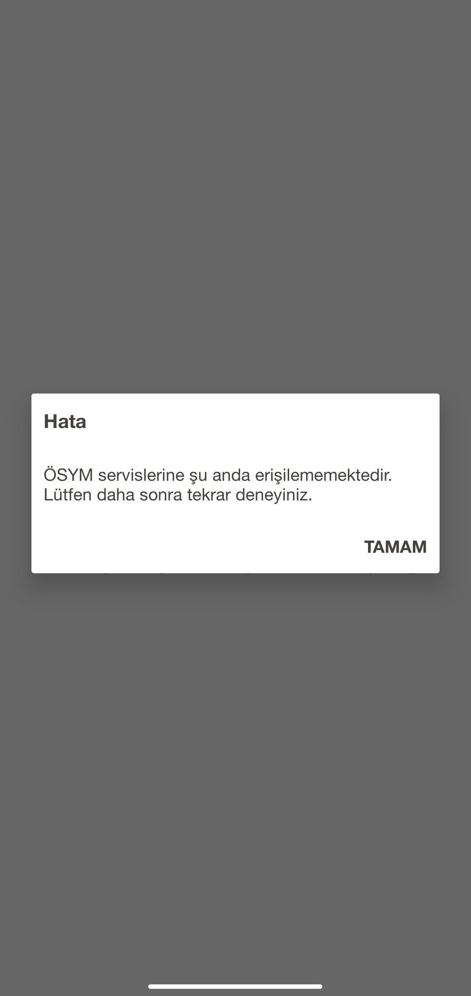 ÖSYM YKS Sonuçları açıklanması sonrasında yoğunluk oluştu. ÖSYM çöktü mü? ÖSYM Servislerine Şu Anda Erişilememektedir Hatası nasıl çözülür?