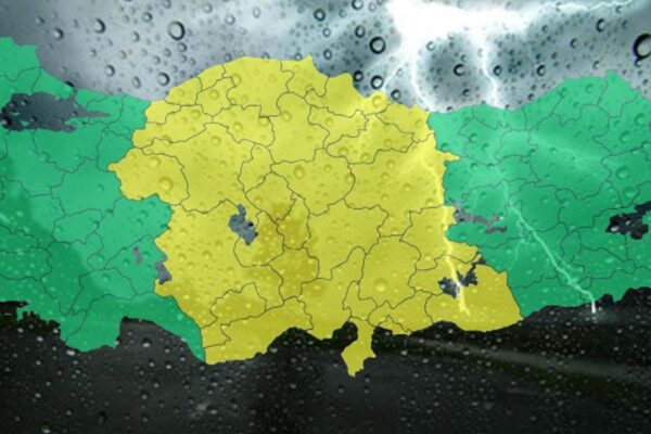 Meteoroloji’den Sarı Kodlu Yağış Uyarı