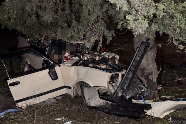 Balıkesir’de şarampole devrilen otomobilin sürücüsü öldü haberi