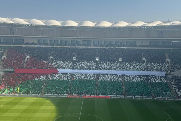 Bursaspor taraftarlarından Filistin koreografisi haberi