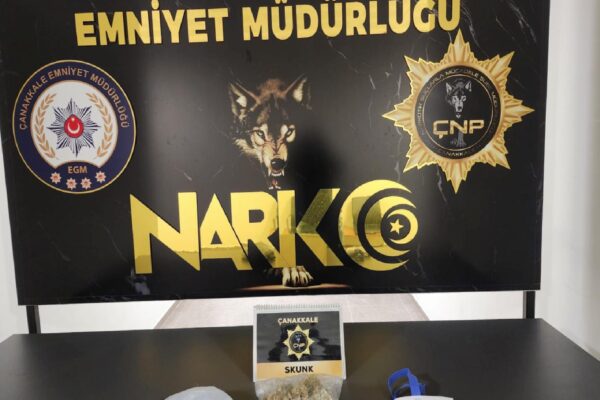 Çanakkale’de uyuşturucu operasyonunda yakalanan 1 zanlı tutuklandı
