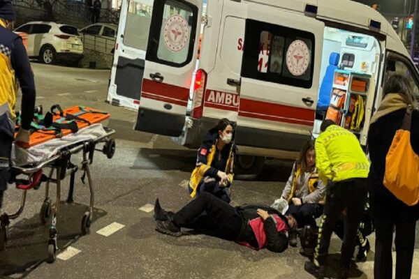 Edirne’de devrilen motosikletin sürücüsü yaralandı haberi