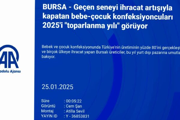 Geçen seneyi ihracat artışıyla kapatan bebe-çocuk konfeksiyoncuları 2025’i “toparlanma yılı” görüyor haberi