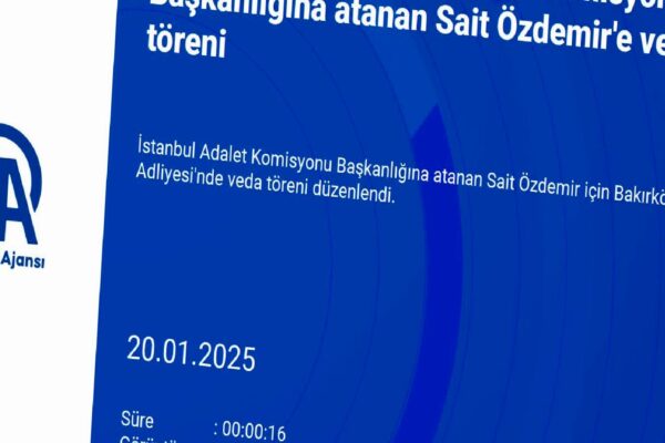 İstanbul Adalet Komisyonu Başkanlığına atanan Sait Özdemir’e veda töreni haberi