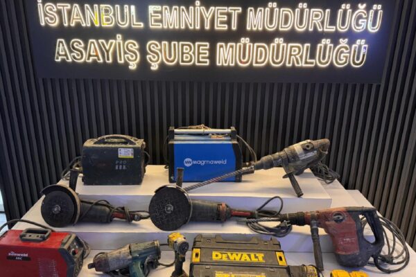 İstanbul’da iş yeri ve şantiyelerden hırsızlık gerekçesiyle 3 zanlı tutuklandı haberi