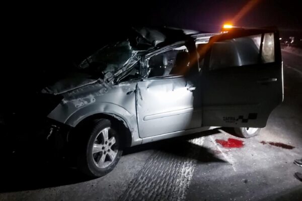 Tekirdağ’da devrilen otomobilin sürücüsü öldü