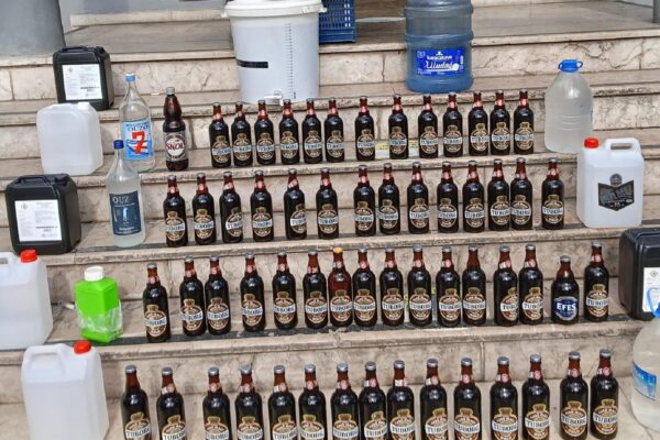 Bursa’da sahte içki üreten şüpheli yakalandı haberi