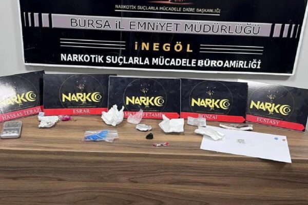 Bursa’daki uyuşturucu operasyonunda yakalanan 3 şüpheli tutuklandı haberi