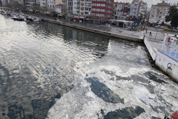 Çanakkale sahillerinde müsilaj görülmeye başlandı haberi
